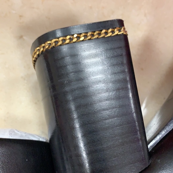 TORY BURCH RUBY PLATFORM CHAIN INLAY HEEL BOOTS - Picture 14 of 15